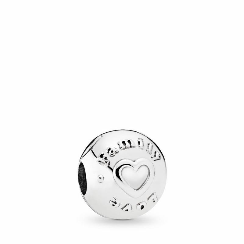 Pandora Family & Love Clip Charm Ireland - Two Tone - 015684TCA